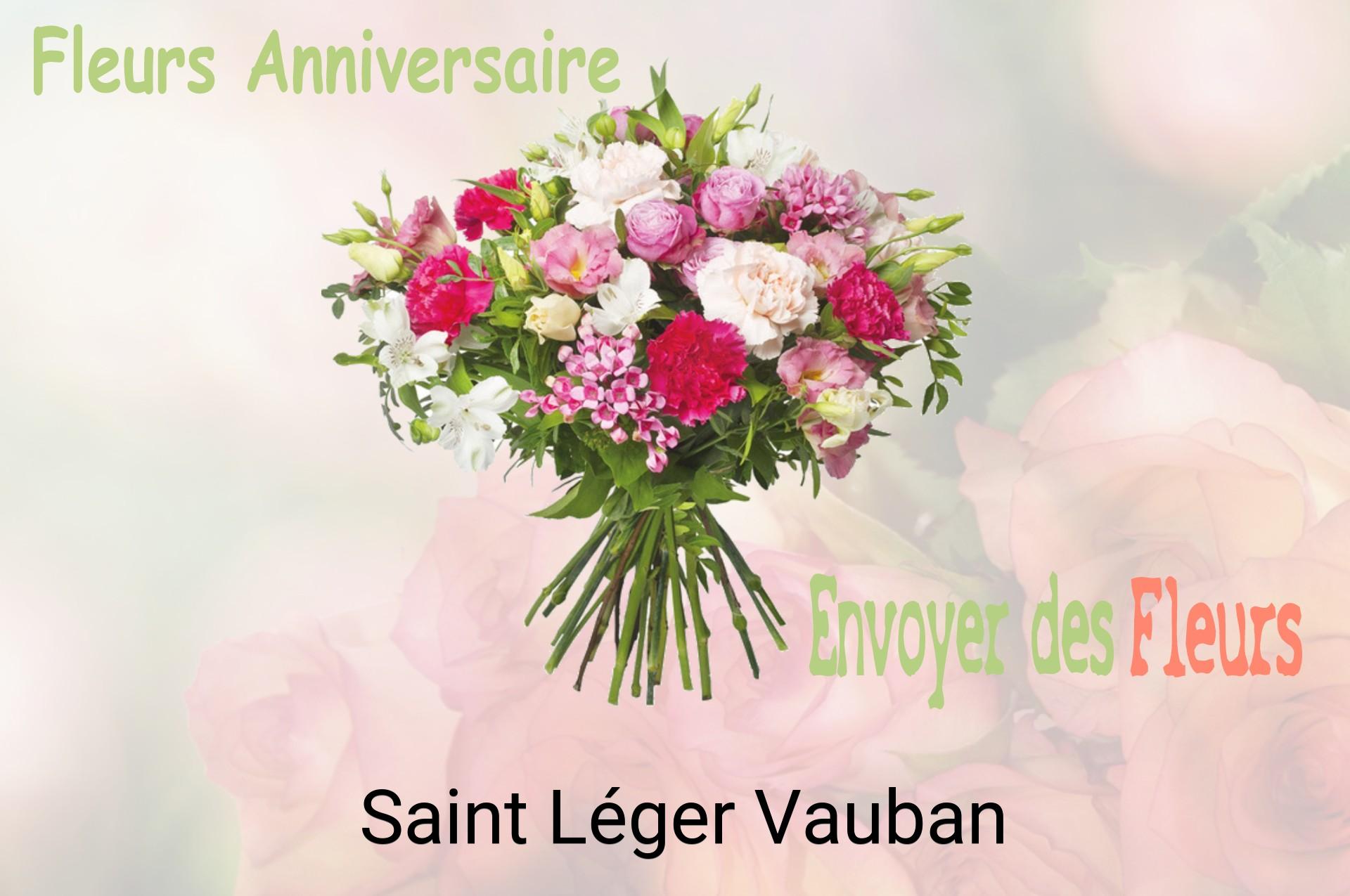 Bouquet de fleurs d’anniversaire livré à Saint-Léger-Vauban