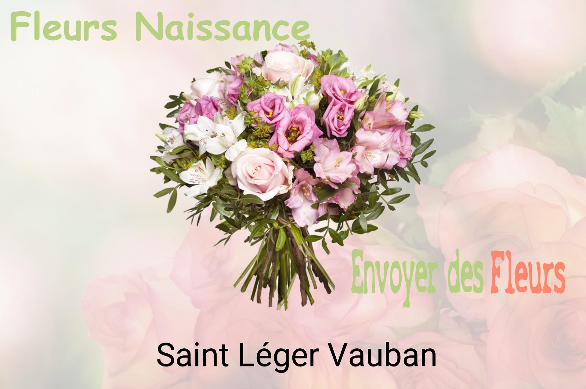 Bouquet de fleurs de naissance livré à Saint-Léger-Vauban