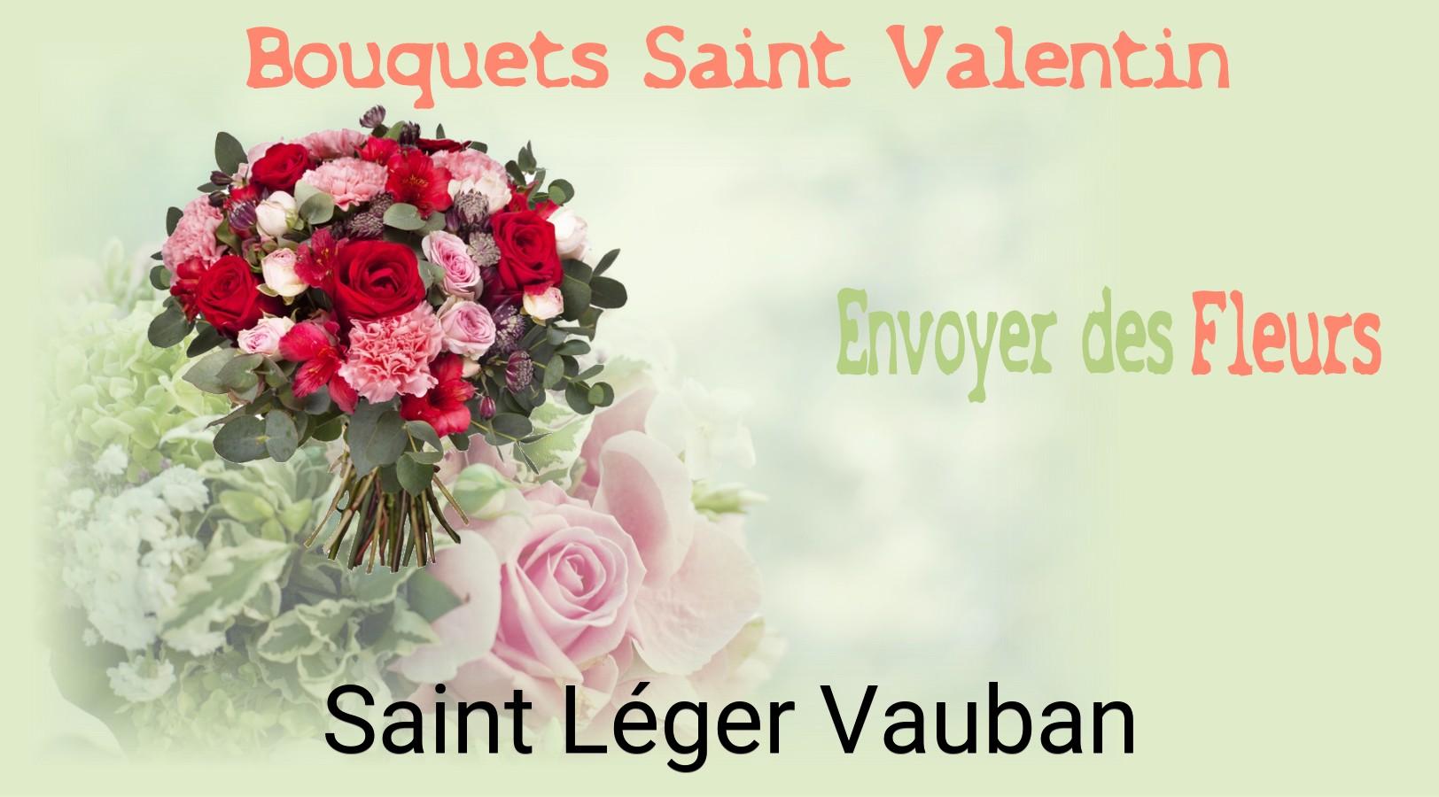 Roses de Saint-Valentin livrées à Saint-Léger-Vauban
